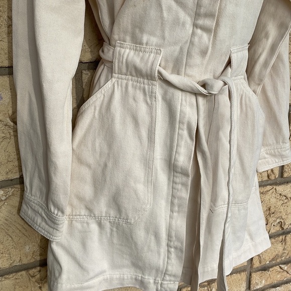 Unpublished JONIE Convertible Utility Dress Jacket in Bone Size Small NWOT - Picture 5 of 16